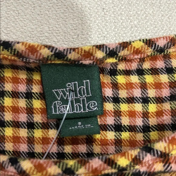 Plaid Print Wild Fable Spaghetti Strap Dress - Picture 2 of 3